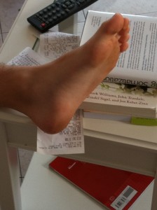 a man's foot